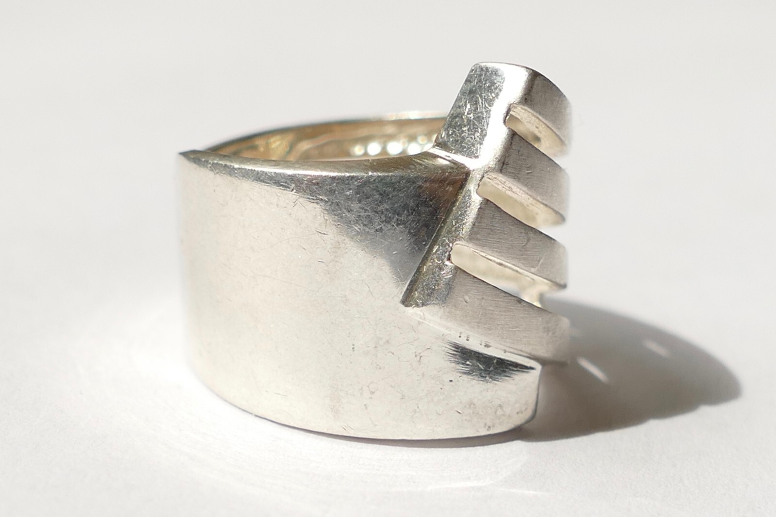 Ring Designer Ring Simple, Timeless 925 Silver Vi… - image 2