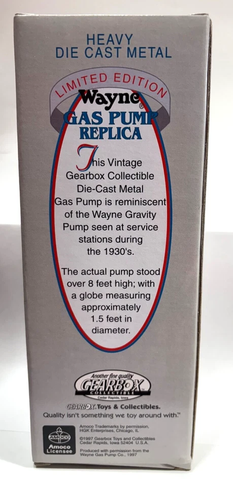 GEARBOX - WAYNE GAS PUMP REPLICA - AMOCO-LIMITED EDITION-DIECAST - Image 3 of 4