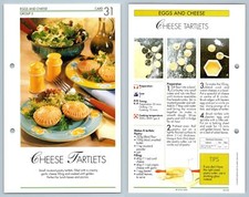 Cheese Tartlets #31 Eggs - Simply Delicious 1992 IMP Ltd Recipe Card