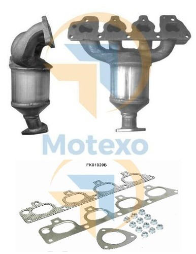 ABGASKRUEMMER-KATALYSATOR OPEL AGILA 1.0 12V (H00) Z10XE 43KW 2000