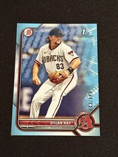 2022 Bowman Draft Dylan Ray 1st Paper Base Sky Blue /499 Arizona Diamondbacks