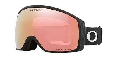 New Oakley Flight Tracker Medium Matte Blck wPzm Rose Gold Snow Goggle!