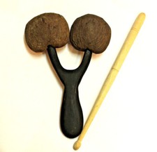 Agogo Bell Block Two Tone Percussion Instrument Wholesale Lot of 10 Sets 2-tone