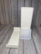 VINTAGE Tupperware Cheese/Cracker Keeper /w Lid & Insert 1697-7, 1698-7,& 1696-3