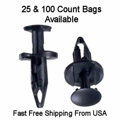BUY AUTO SUPPLY Push Clip Retainer Fits GM 21077123 Chrysler 6509103AA Ford Auveco 19801 6.5mm