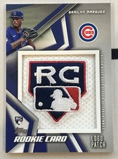2021 Topps Series 2 Rookie Card Logo Patch Brailyn Marquez #RC-BM Chicago Cubs