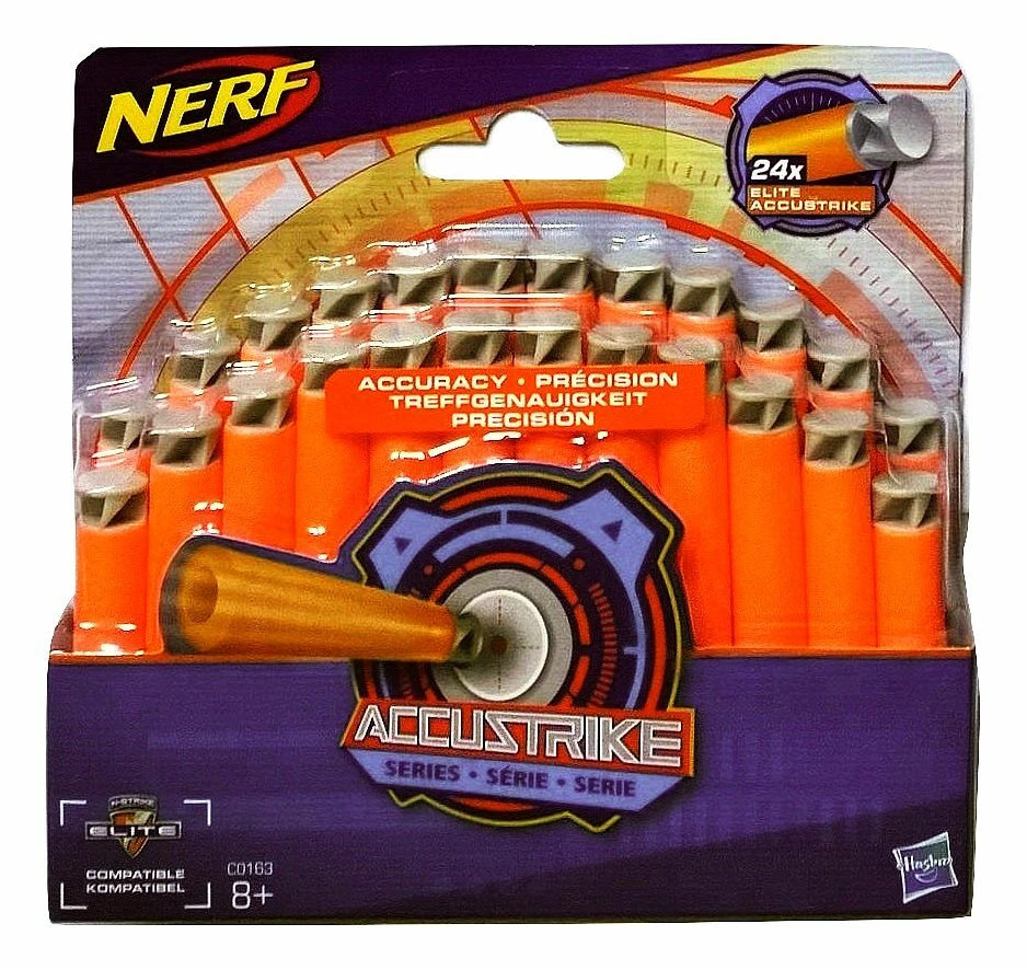 Hasbro Nerf C0163EU4 ACCUSTRIKE Dart Nachfüllpack 24er Pack