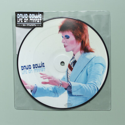 David Bowie Life on Mars 40th Anniversary 7'' Vinyl Single Picture Disc