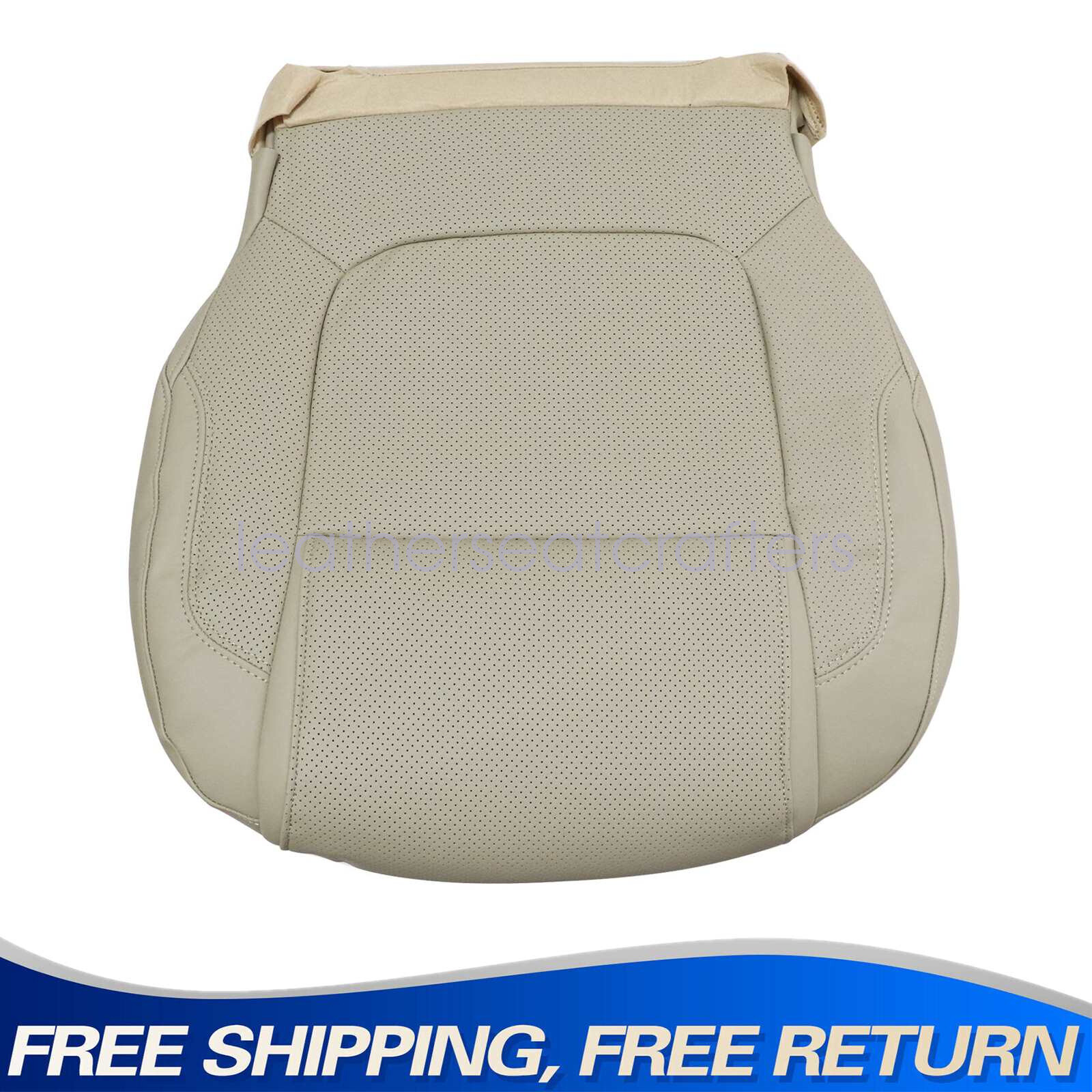 2011-2015 Ford Explorer Driver Bottom Seat Cover Stone Gray