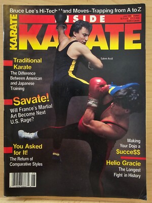 Inside Karate Magazine June 1990 Bruce Lee F