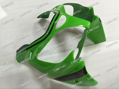 その他 Na@Yu For 00-01 Ninja ZX-9R Black Green ABS Injection Mold Bodywork Kit