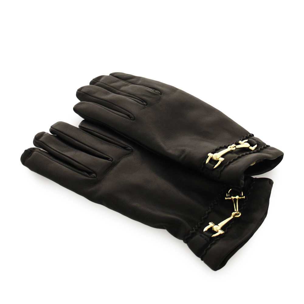 Режим Handschuhe ENNEGI Frau Leder Schwarz - 2660NERO-75