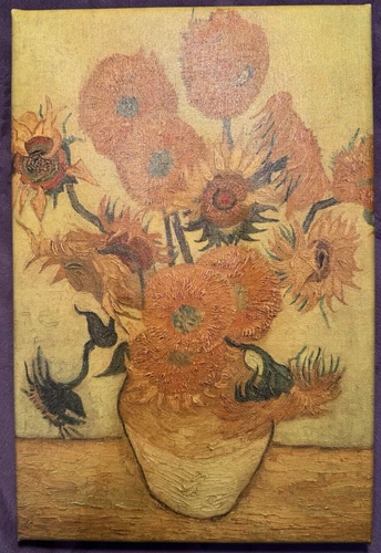 Vincent Van Gogh Fifteen Sunflowers 1888, Gallery Wrapped Print iCanvas 12 x 8