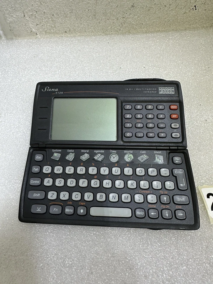 Psion Siena 512K Handheld Computer (1010- 0002-01) Used #2710 - Image 4 of 4