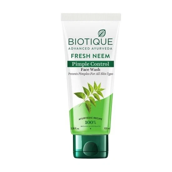 Biotique Neem Purifying Face Wash For Acne Control With Ashwagandha Root 100ml