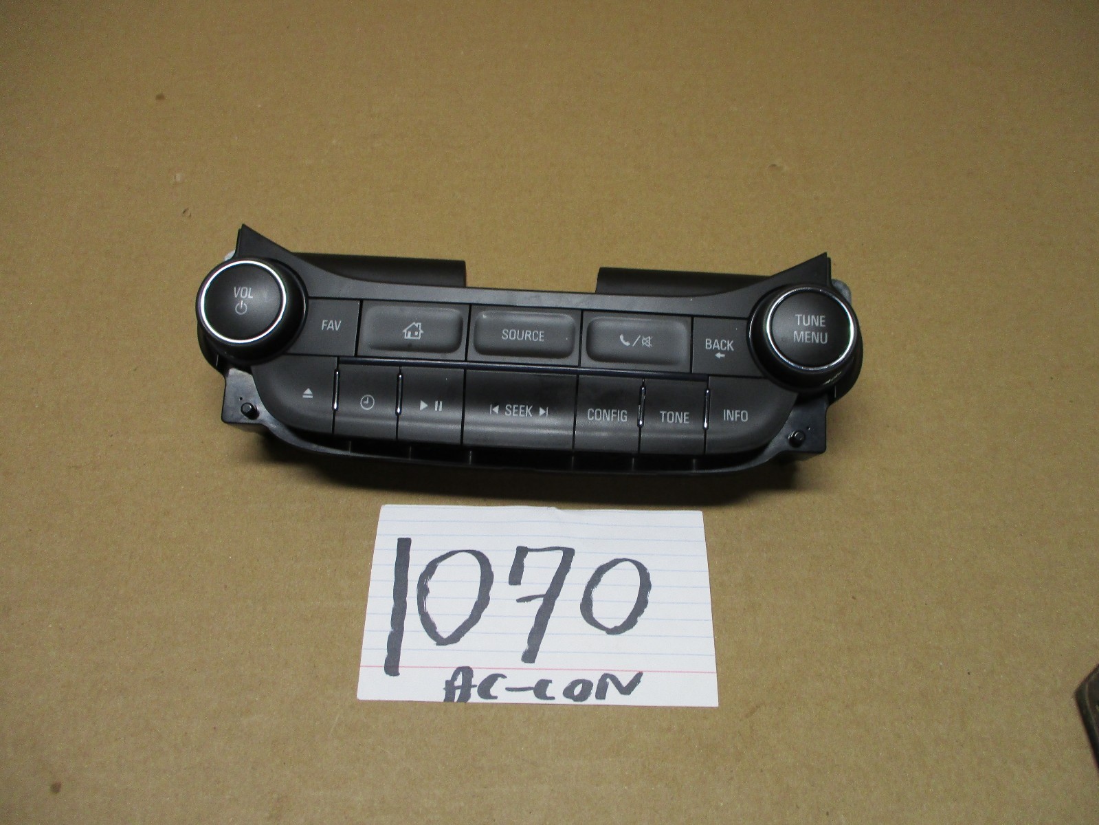 2014 2015 Chevrolet Malibu Radio Control Panel Used Stock #1070-AC 