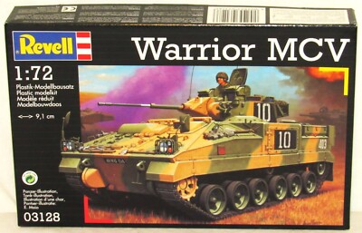 Revell #03128 Warrior MCV 1:72 Scale Open Box - NOS