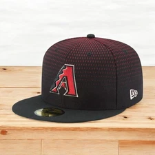[11451909] Mens New Era MLB Authentic Collection 59Fifty Fitted - Diamondbacks