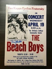 * BRUCE JOHNSTON * signed 12x18 concert poster * THE BEACH BOYS * PROOF * 2