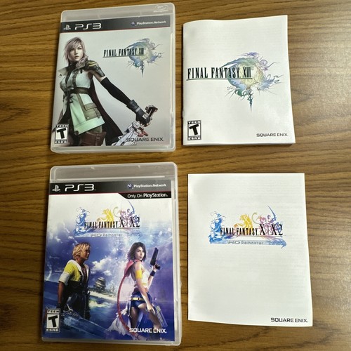 Final Fantasy XIII PS3 Bundle: XIII & X/X2 HD Remaster(Sony PlayStation 3) CIB