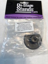 New On Stage Tm02b Gooseneck Flange Mount Black