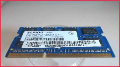 2GB DDR3 Arbeitsspeicher RAM Elpida PC3-10600S-9-10-F1 Asus G73J