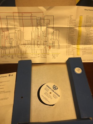VW Volkswagen Dealer Training Kit   Current Flow Diagram   42-00-2775-1