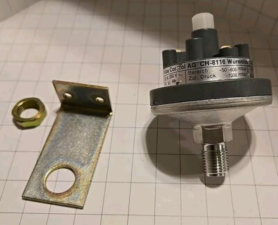 HUBA CONTROL CH-8116 MECHANICAL PRESSURE SWITCH