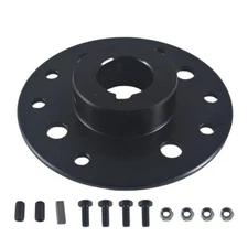 1" Bore 1/4" Keyway Heavy Duty Rear Sprocket Drum Brake and Hub Adapter Kit f...