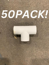 Overflow 21.5mm Pipe Fitting TEE WHITE PACK OF 50