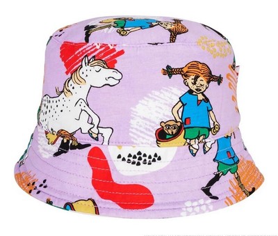 Pippi Longstocking Joyful Hat Baby Lilac Reversible two-sided