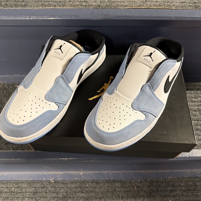 Men's Jordan 1 Mule Golf University Blue White Black All Size US 10.5