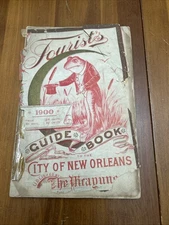 Tourist’s Guide Book City Of New Orleans 1900 Times Picayune With Map