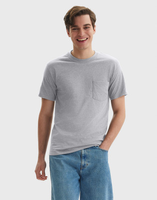 #ad Hanes Beefy T Unisex Cotton Pocket T Shirt $11.00