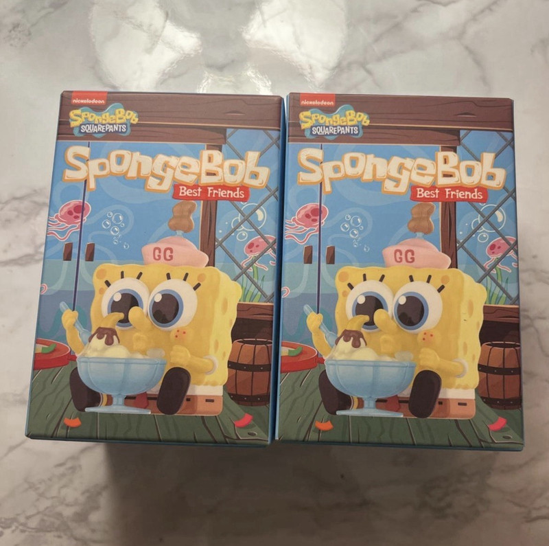 POP MART SpongeBob Best Friends Series Blind Box Figurine For Both