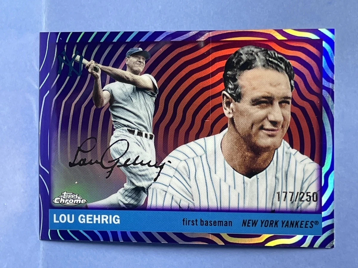 Topps Lou Gehrig Baseball Sports Trading Cards & Accessories for