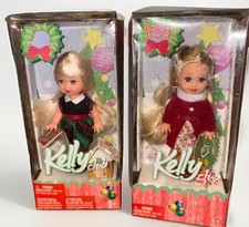 Lot Of 2 2005 KELLY CLUB DOLLS, KELLY KERSTIE HOLIDAY PARTY
