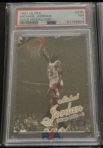 1997 Michael Jordan - Fleer Ultra Gold Medallion #23G PSA 7