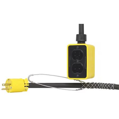 Kh Industries Pp4dd-515-B12f-515 Pendant Drop Outlet Box, 125V, 1875W