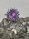 Pristine Bubblegum Pink Sapphire Oval  925 Sterling Silver Rose Gold Rings