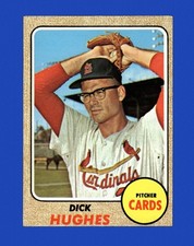 1968 Topps Set-Break #253 Dick Hughes EX-EXMINT *GMCARDS*