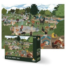 1000 Piece Puzzle Jigsaw For Adults Dog Park Scenic Animal Nature Artwork Design