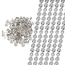 10 Meters Dia 11mm Bright Silver Decorative Upholstery Tacks Strips Trims