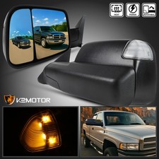 Fits 1998-2001 Ram 1500 1998-2002 2500 3500 Power Heated Tow Mirrorsled Signal