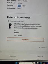 Haunted Hill Farm Soul Sucker Demon Reaper with Child, Talking Halloween Animatr