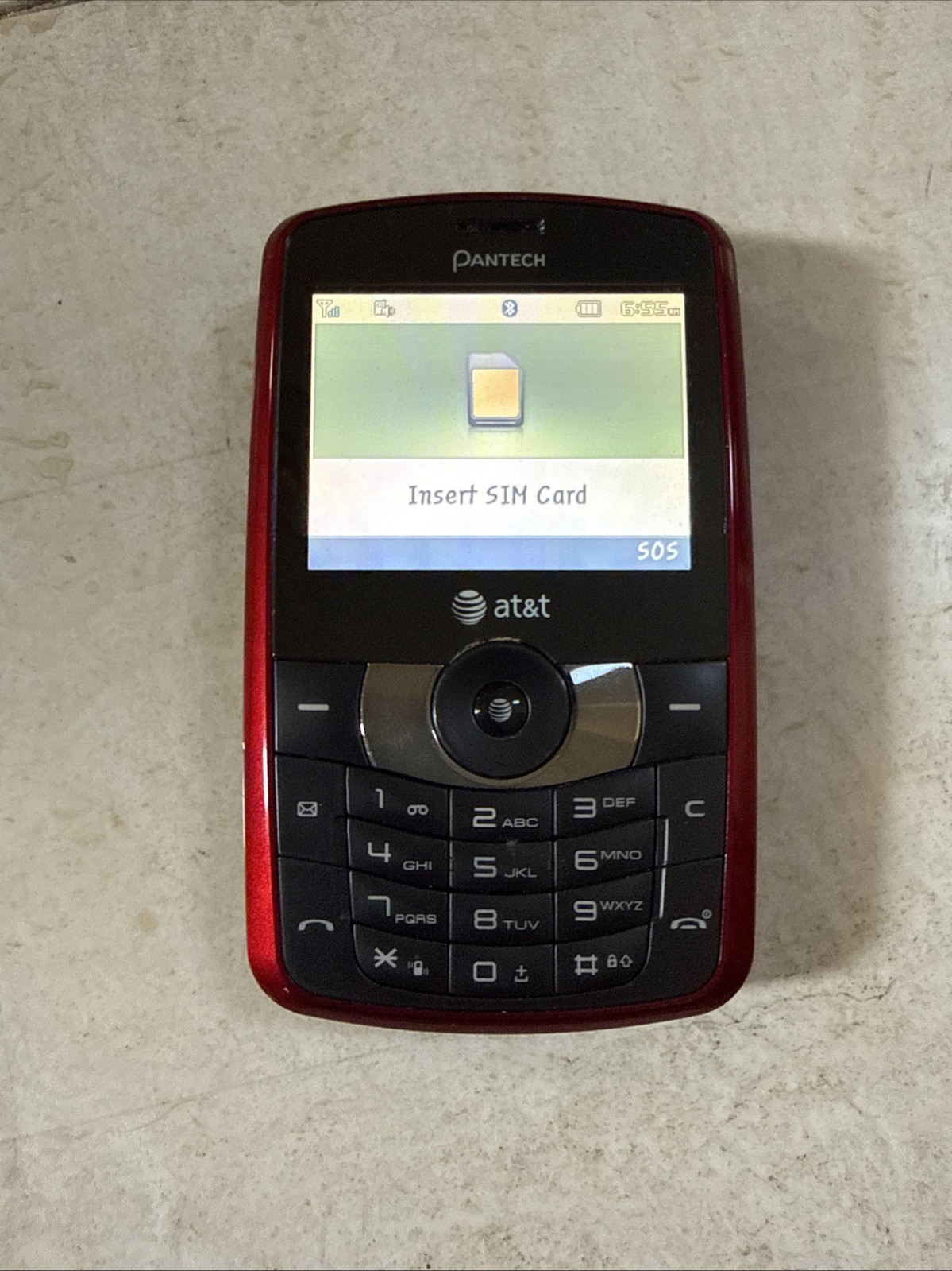Pantech Reveal, C790, Red, Rare, Collectors, AT&T