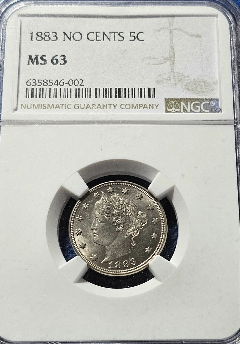 MS 63 Graded 1883 Year US Liberty Nickels (1883-1913) for sale | eBay