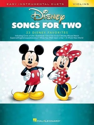 Hal Leonard Publishing Corporation | Disney Songs for Two Violins | Taschenbuch