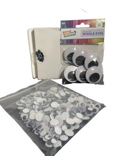 Googly Eyes 500 Pcs 6mm 12mm Black Self-Adhesive 12 Jumbo 40mm Free Shipping