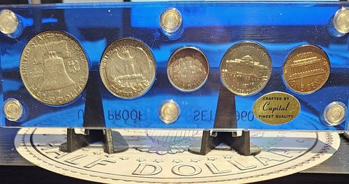 1960 U.S. Proof Set in Capital Style Plastic Holder Lot #77 - 第 2/6 張圖片